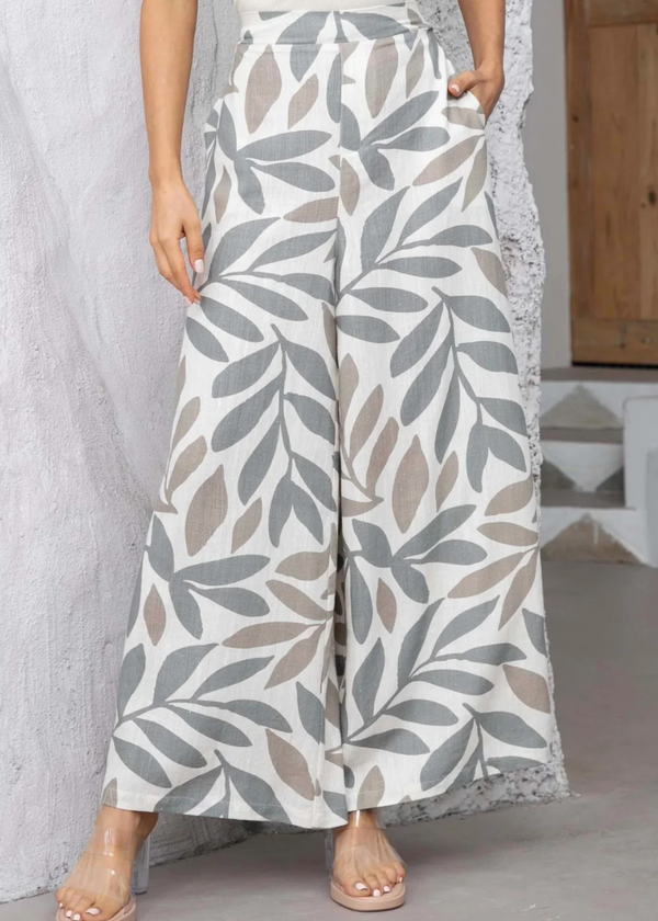 Tan linen pants