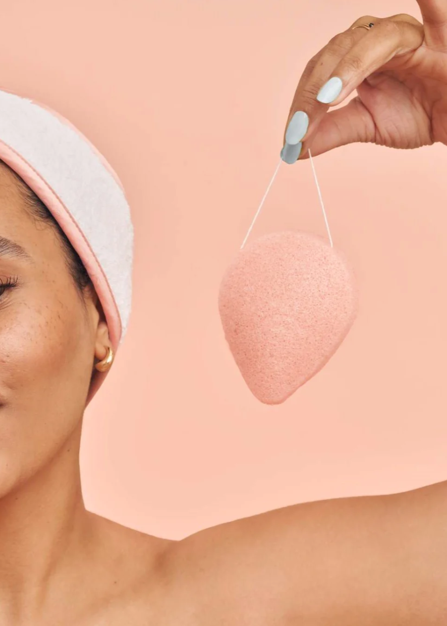 Konjac Facial Sponge - Soothing Rose Flower