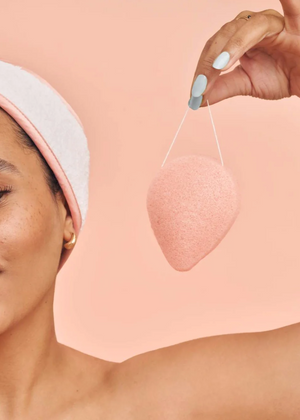 Konjac Facial Sponge - Soothing Rose Flower