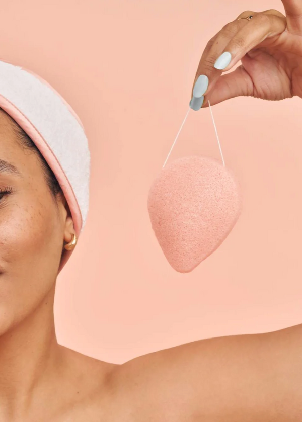 Konjac Facial Sponge - Soothing Rose Flower