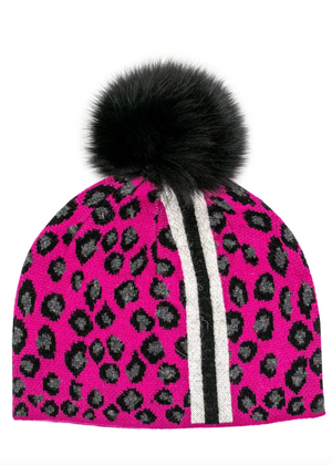 Fuchsia Leopard Toque