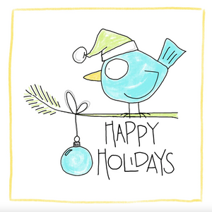 Happy Holidays Bird