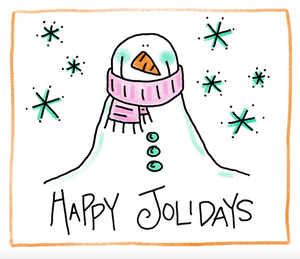 Happy Jolidays Bottle Note