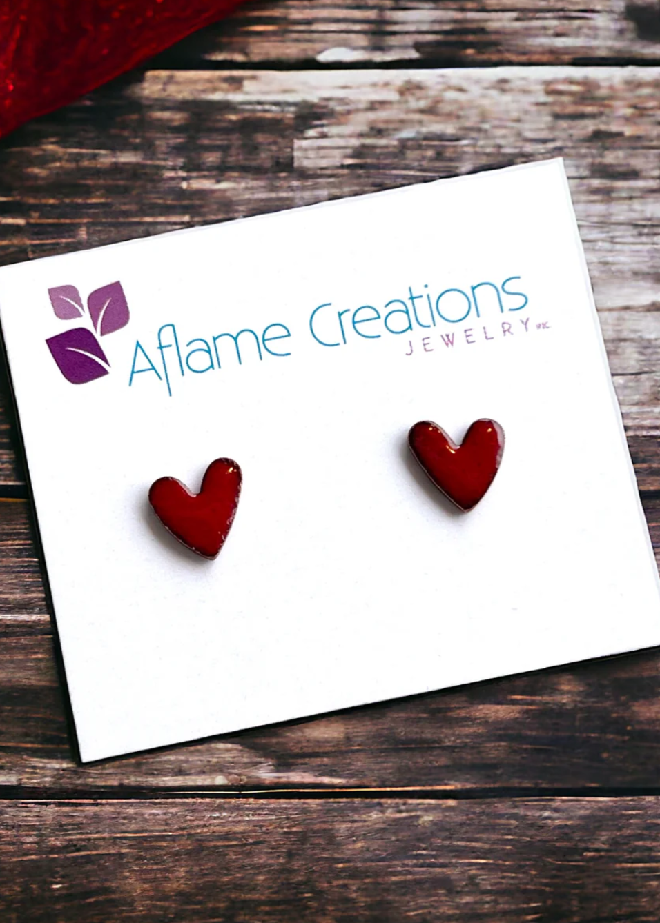 Heart Stud Earrings