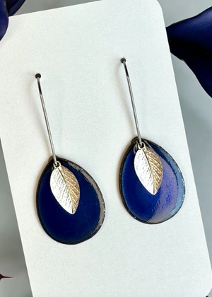 Leaf Teardrop Earrings