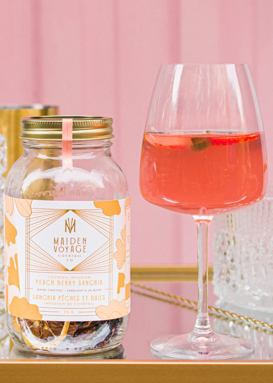 Peach Berry Sangria Cocktail Infusion Kit