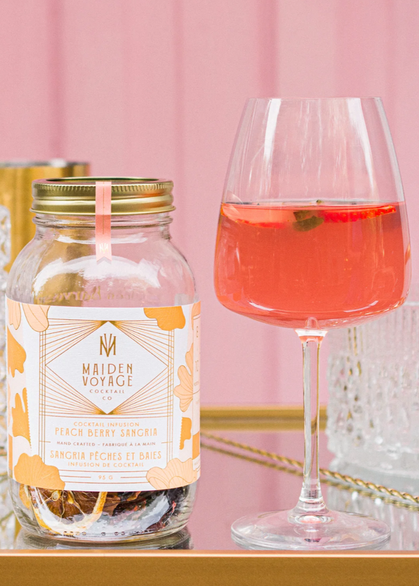 Peach Berry Sangria Cocktail Infusion Kit