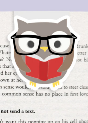 Owl Magnetic Bookmark (Jumbo)