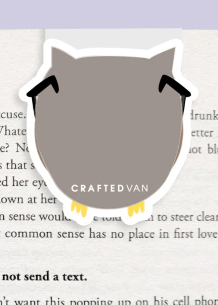Owl Magnetic Bookmark (Jumbo)