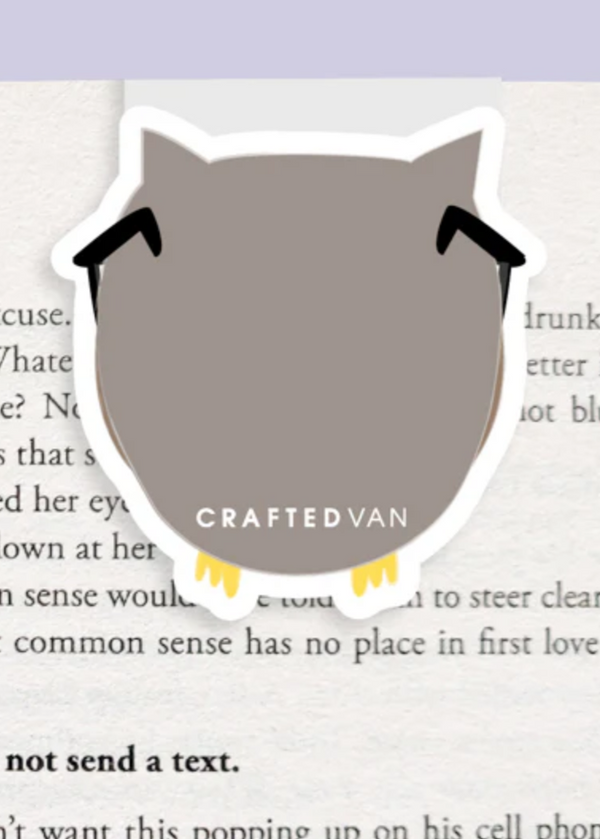 Owl Magnetic Bookmark (Jumbo)