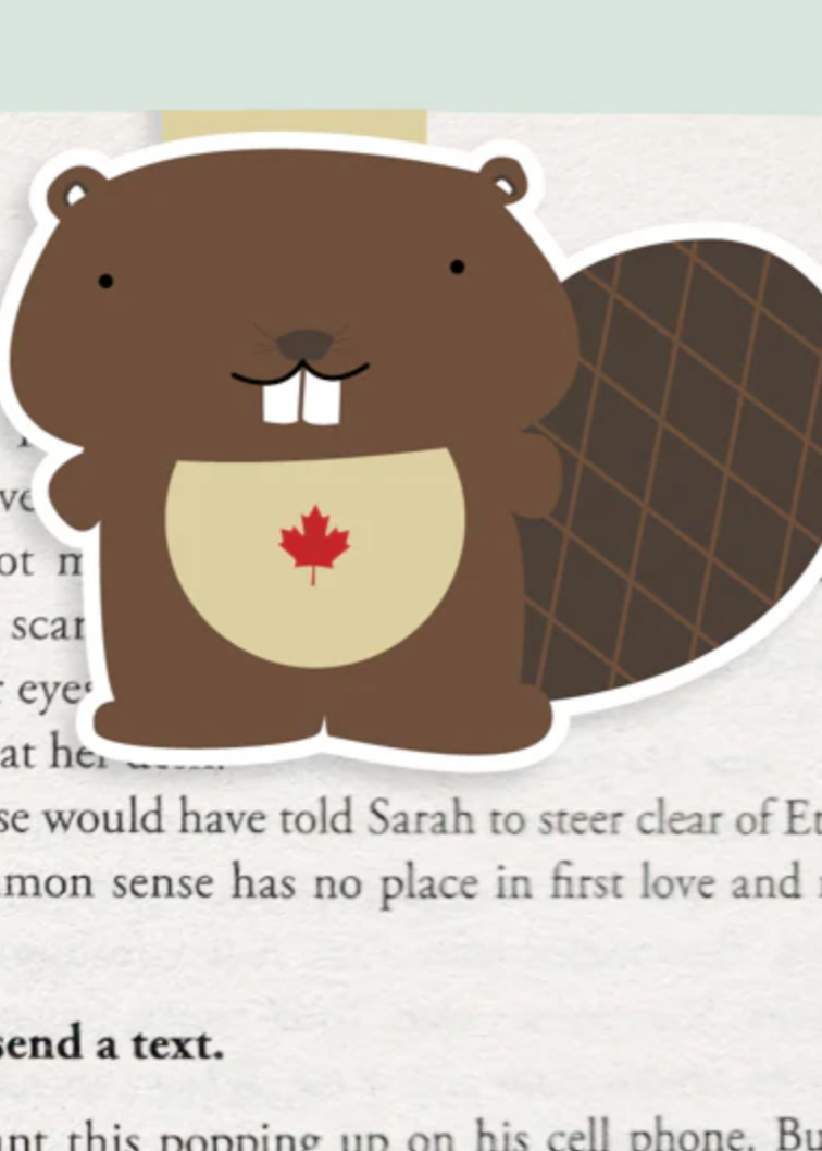 Beaver Magnetic Bookmark (Jumbo)
