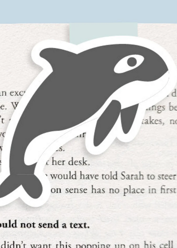 Orca Magnetic Bookmark (Jumbo)