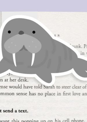 Walrus Magnetic Bookmark (Jumbo)