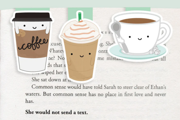 Coffee Magnetic Bookmarks (Mini 3 Pack)