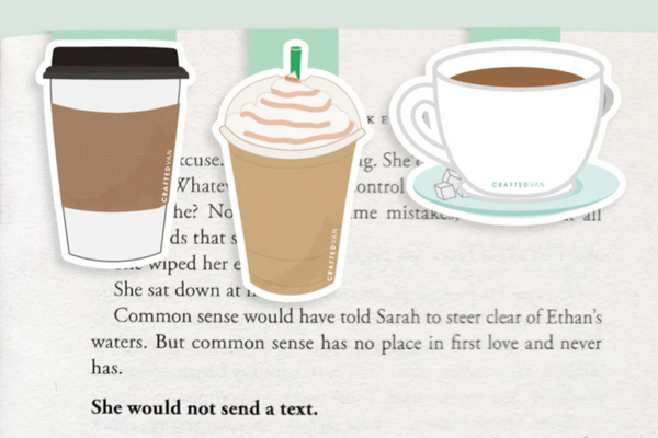 Coffee Magnetic Bookmarks (Mini 3 Pack)