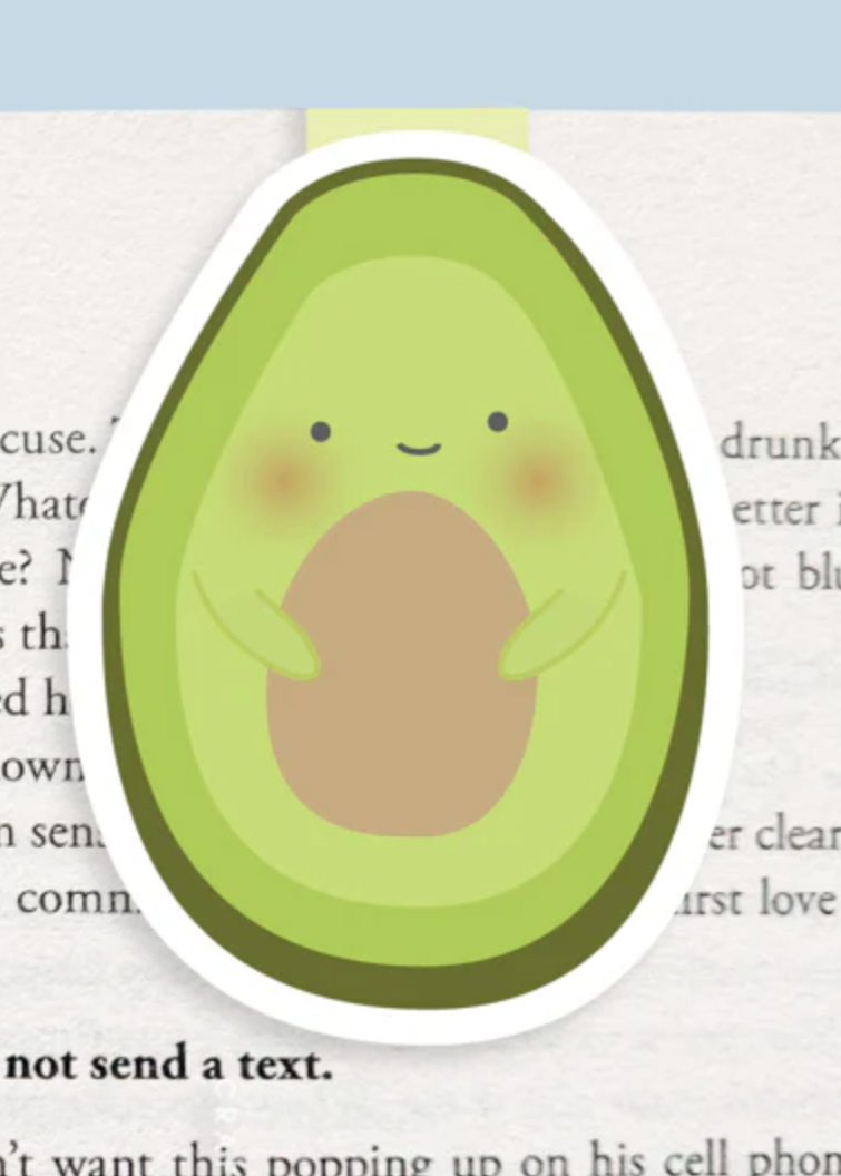 Avocado Magnetic Bookmark (Jumbo)