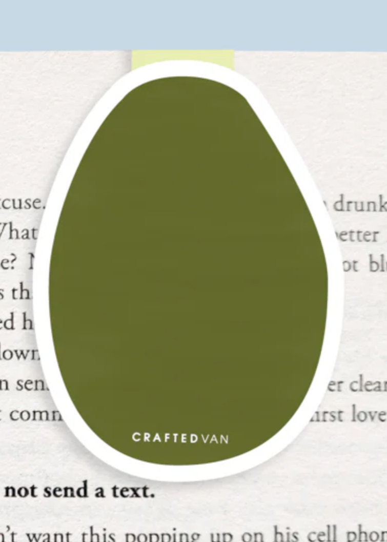 Avocado Magnetic Bookmark (Jumbo)