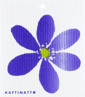 Blue Anemone Sponge Cloth