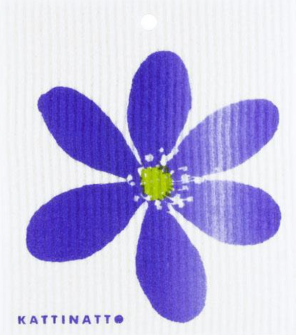 Blue Anemone Sponge Cloth