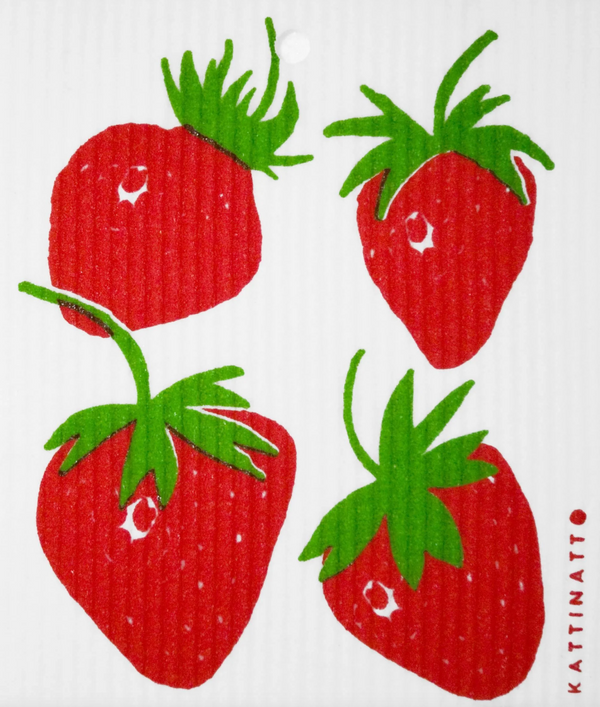 Strawberries Sponge Cloth