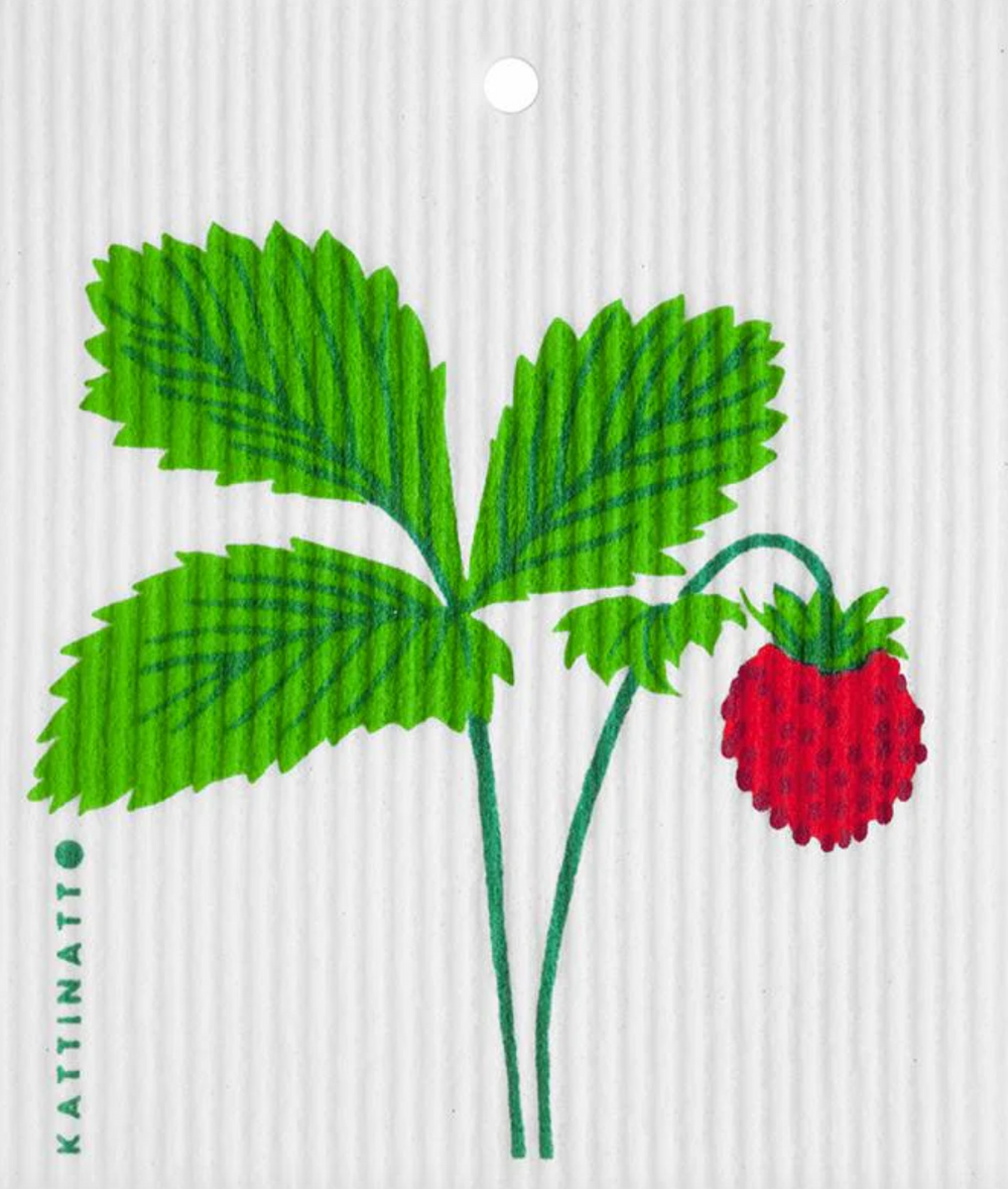 Wild Strawberry Sponge Cloth