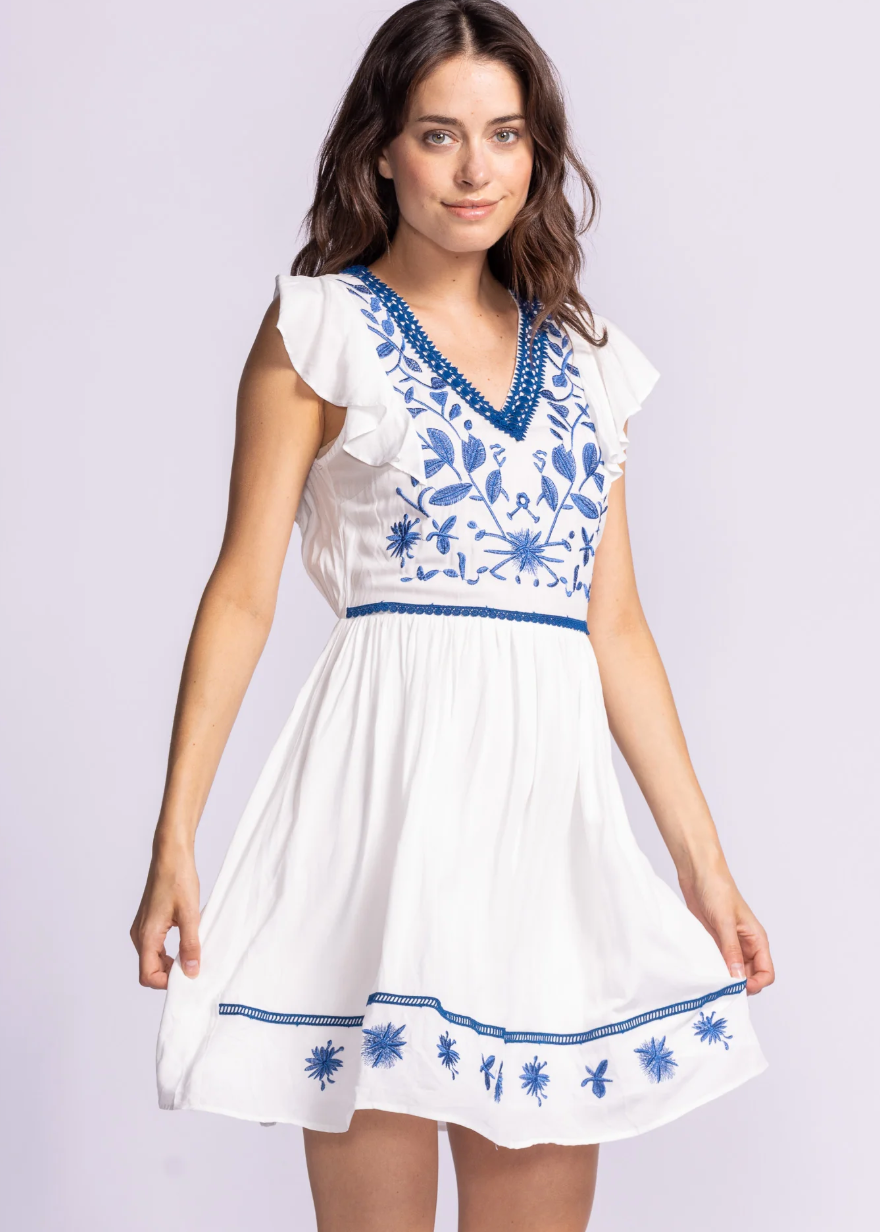 Adrienne Dress | White