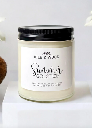 Summer Solstice Candle - Exotic Florals | Star Fruit | Coconut