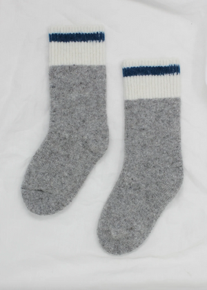 Kids Little Camper Wool Socks