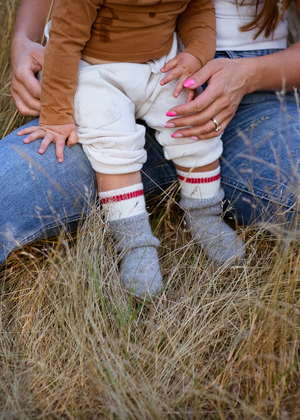 Kids Little Camper Wool Socks