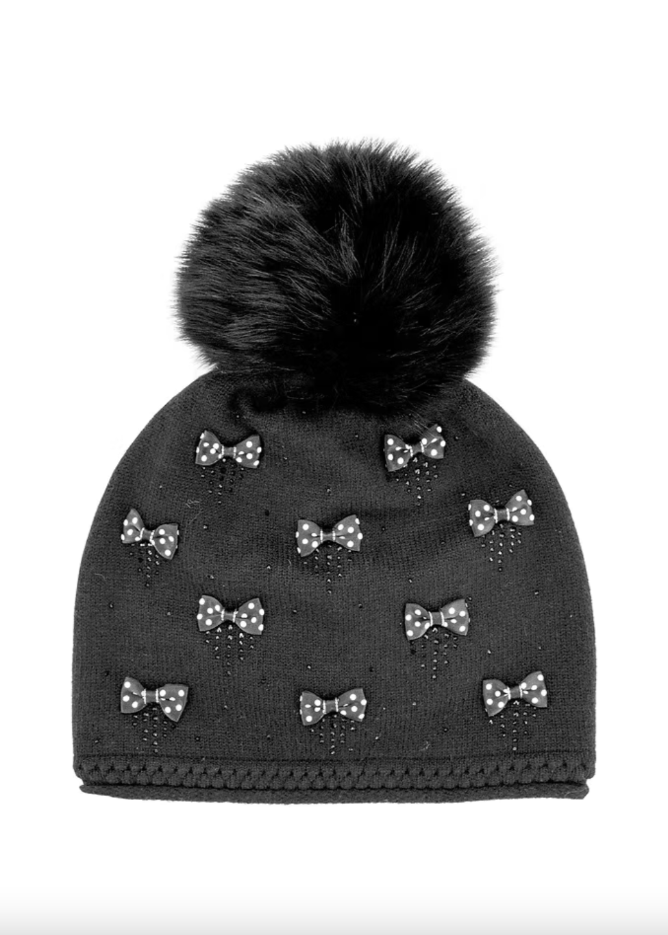Bow Toque - Black