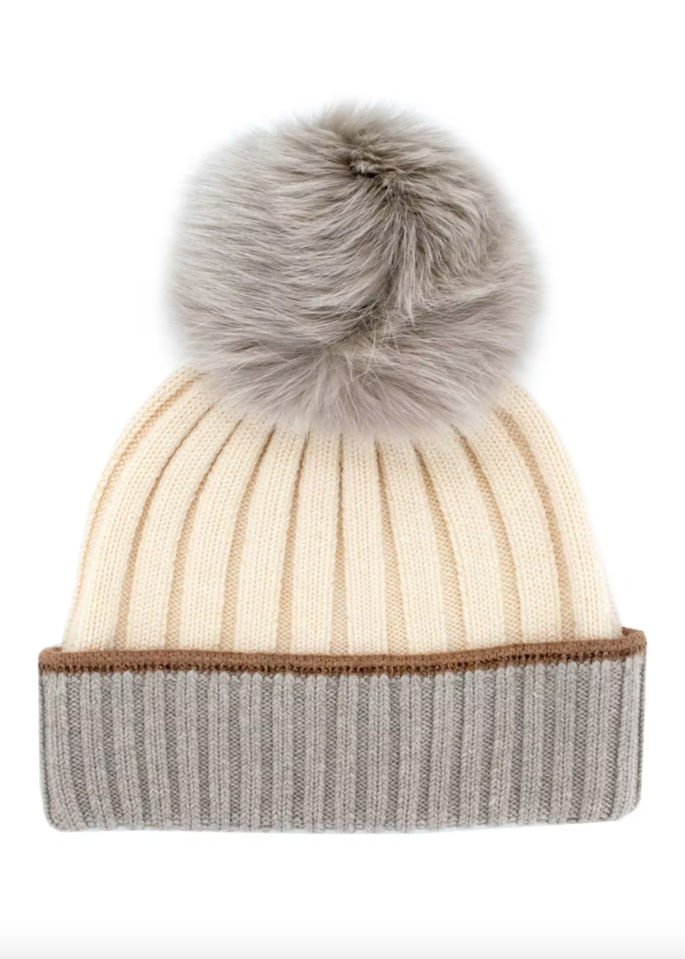 Two Tone Toque - Taupe