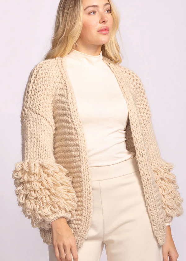 Palermo Chucky Cardigan | Beige