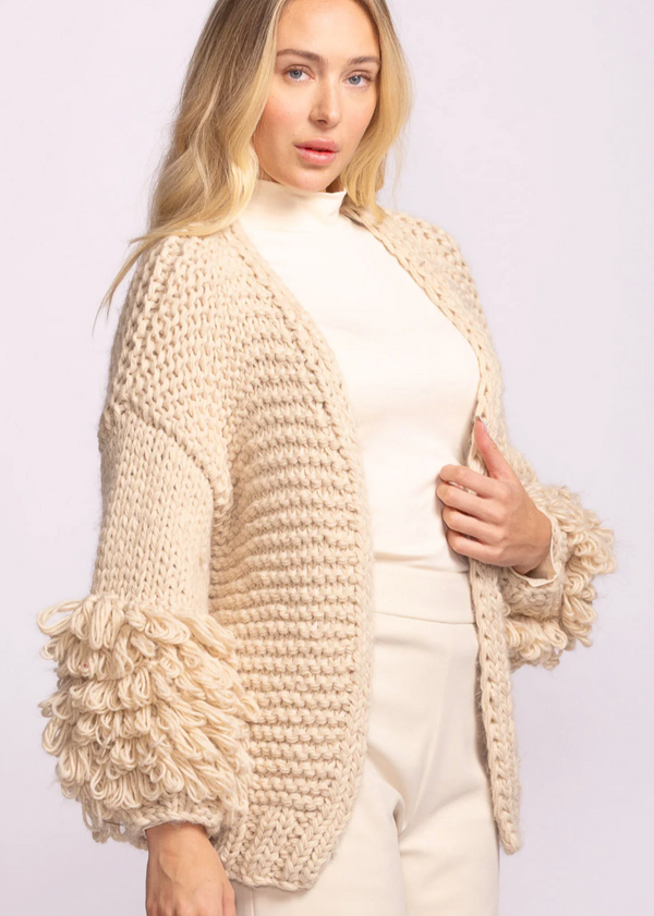 Palermo Chucky Cardigan | Beige