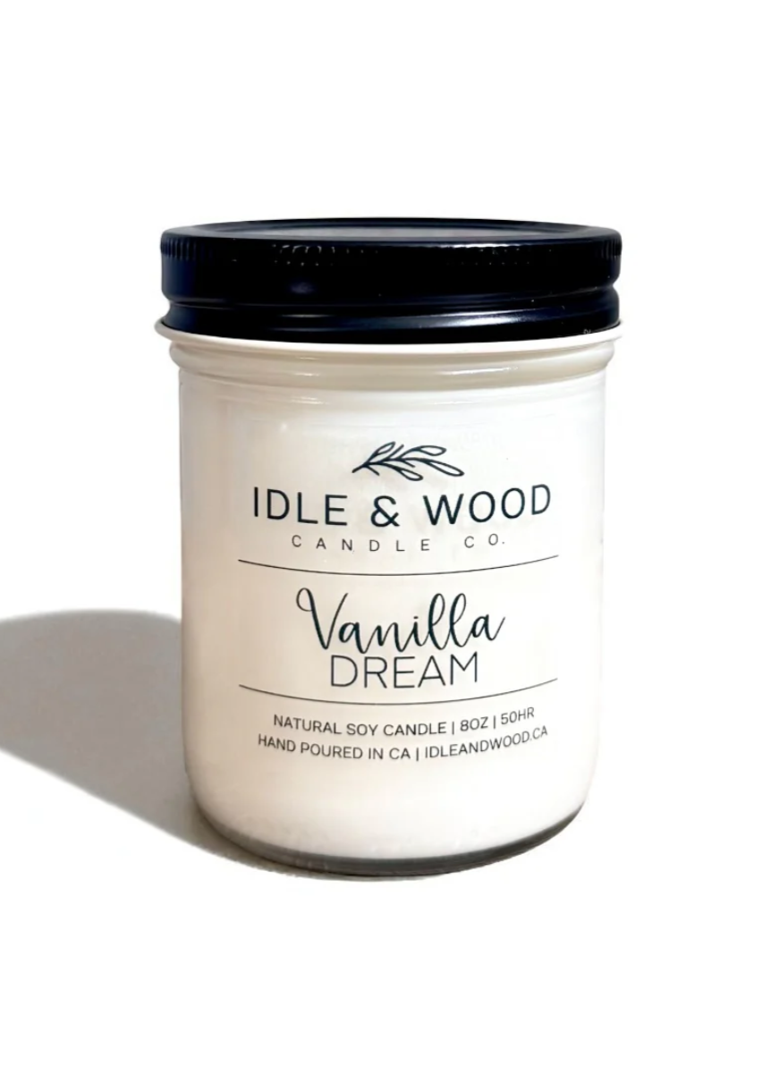 Vanilla Dream Candle - Vanilla Bean | Orchid | Cocoa | Amber