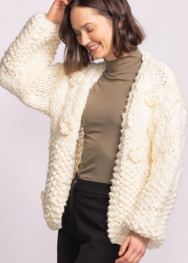 Hazel Cardigan Sweater | Ivory