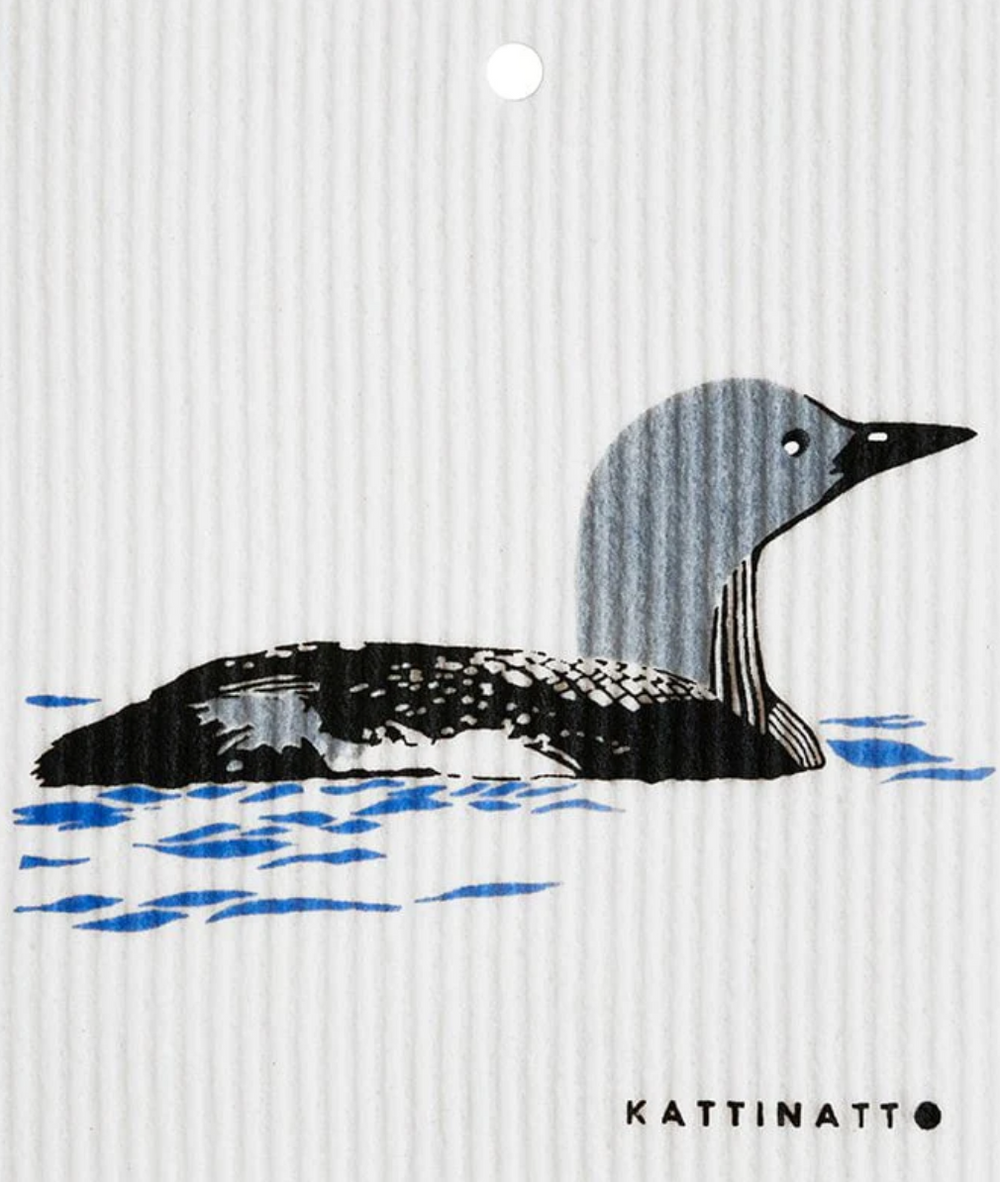 Arctic Loon Sponge Cloth