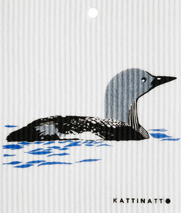 Arctic Loon Sponge Cloth