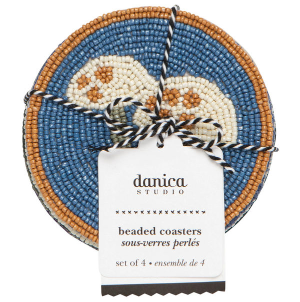 Wildgrove Beaded Coasters Set of 4
