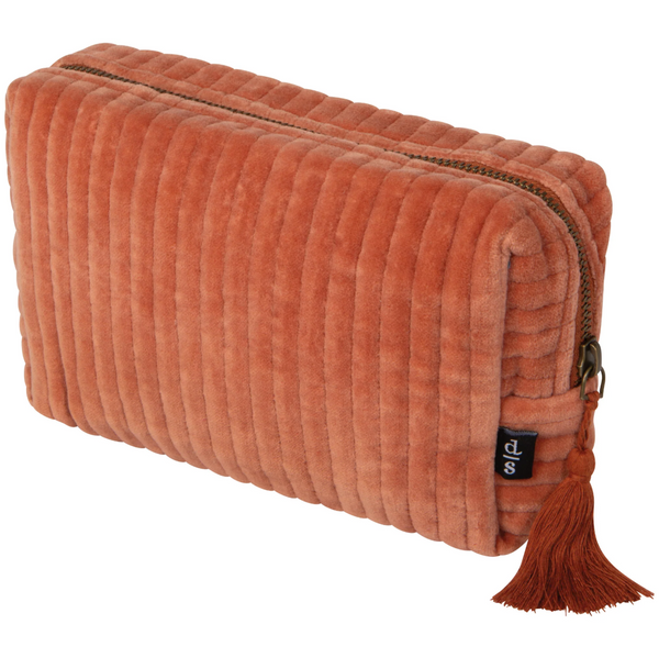 Quilted Velvet Cosmetic Bags