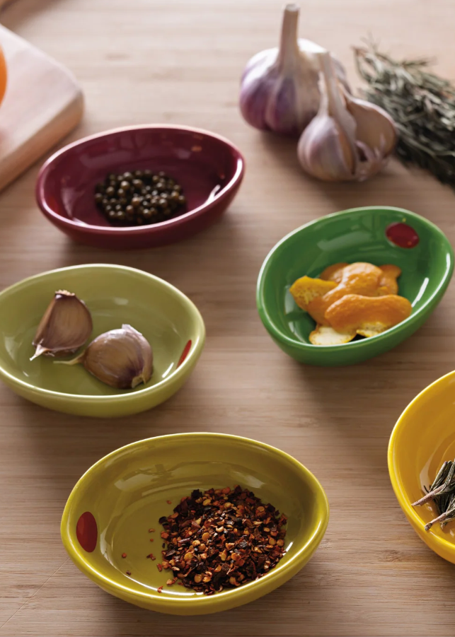 Olives Shaped Pinch Bowls - Set of 6