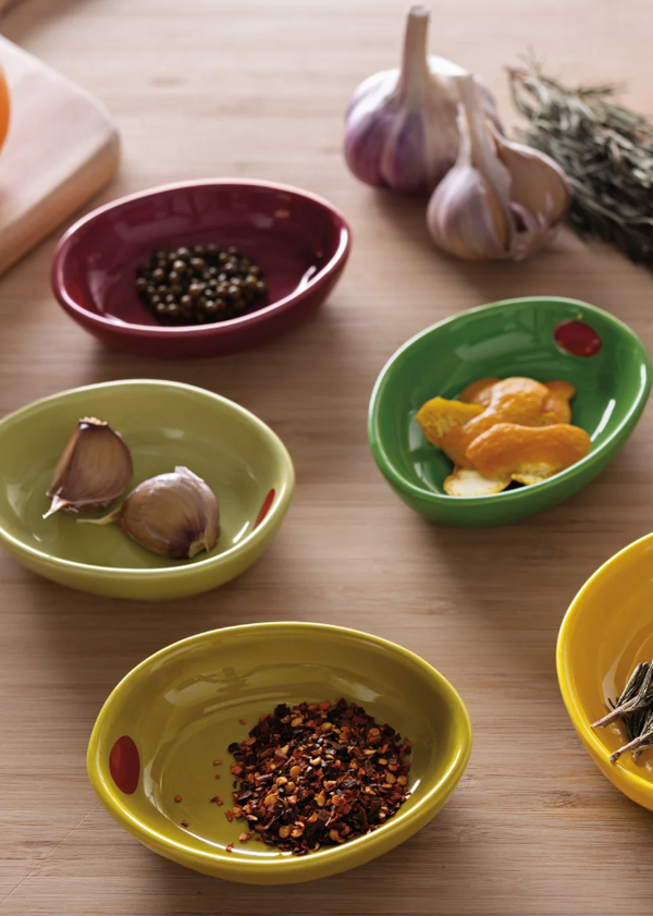 Olives Shaped Pinch Bowls - Set of 6