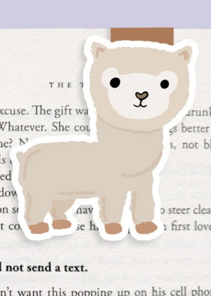 Alpaca Magnetic Bookmark (Jumbo)