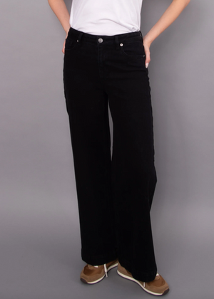 Hirana 5 Pocket Stretch Denim Pant | Black