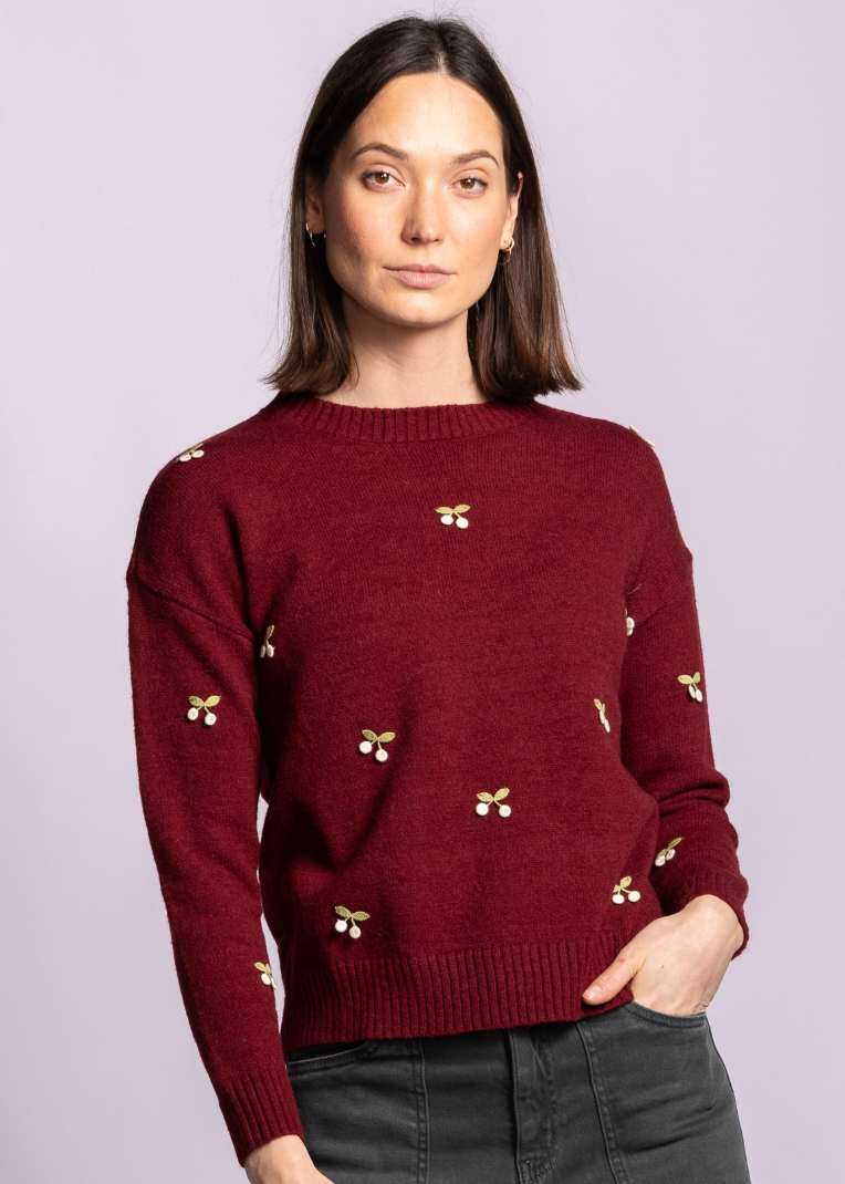 Livingston Sweater | Burgundy