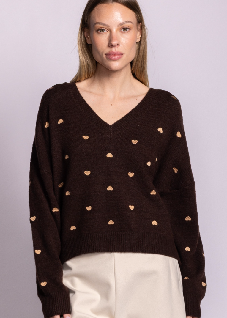 Inima Sweater | Brown