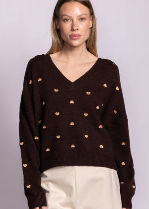 Inima Sweater | Brown