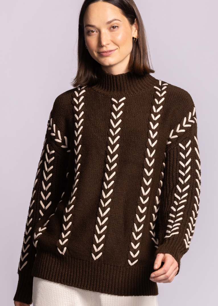 Janessa Sweater | Brown