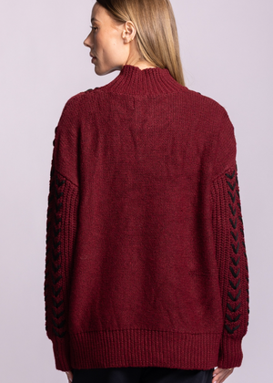 Janessa Sweater | Burgundy