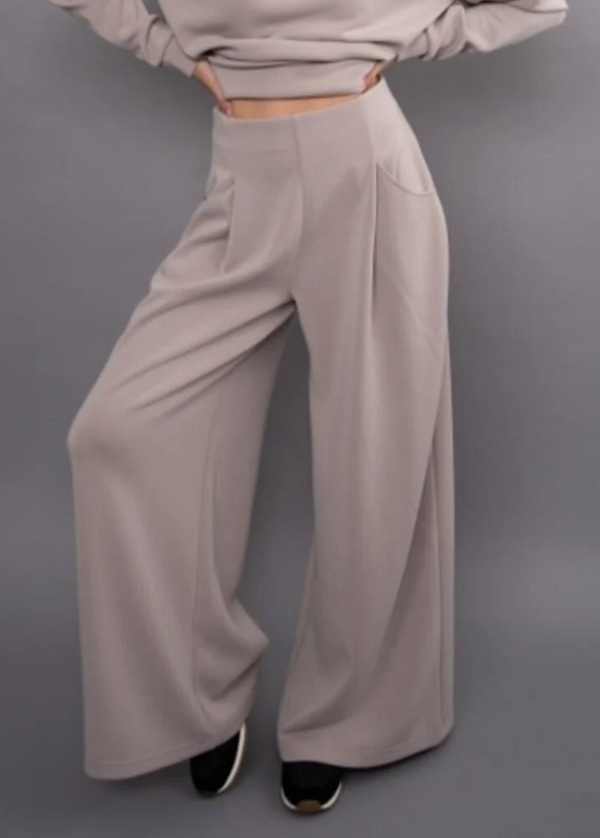 Caressa Soft Knit Wide Leg Pant | Birch