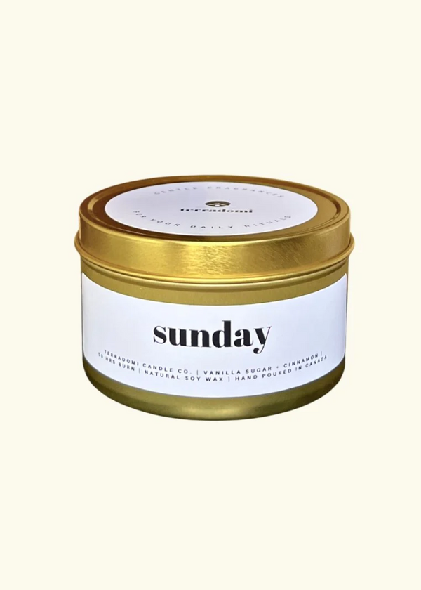Sunday | Vanilla Sugar & Cinnamon Candle
